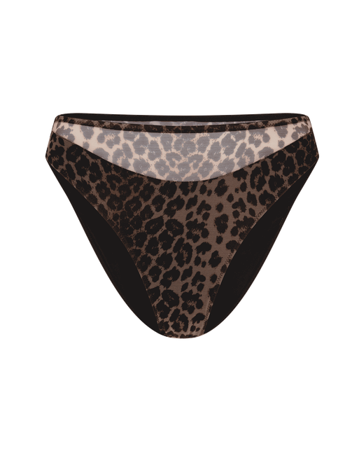 Lucky High Leg Brief Leopard | Agent Provocateur