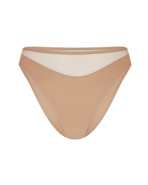Lucky High Leg Brief Noisette | Agent Provocateur
