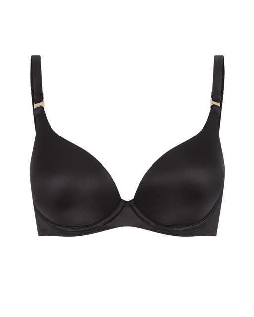 Paige Moulded Plunge Underwired Bra Black | Agent Provocateur