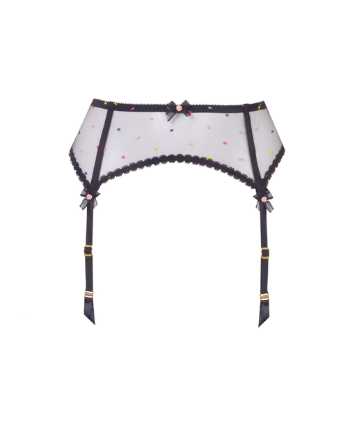Poppie Suspender Black | Agent Provocateur