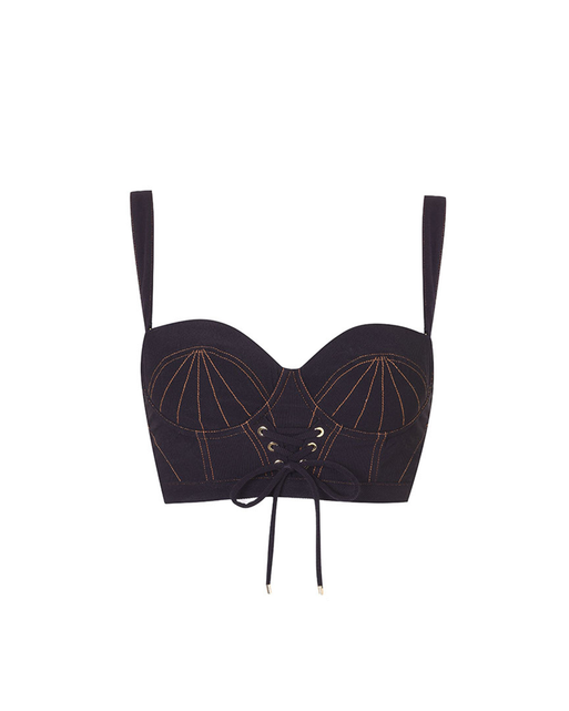 Safiya Bikini Top Black | Agent Provocateur