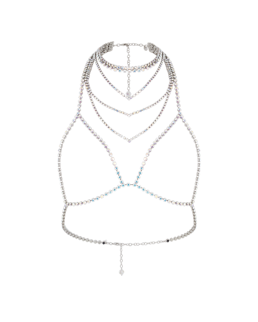 Carllina Chain Bra Irridescent/Silver | Agent Provocateur