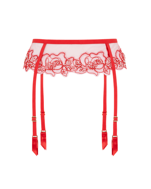 Lindie Suspender Red/Red | Agent Provocateur