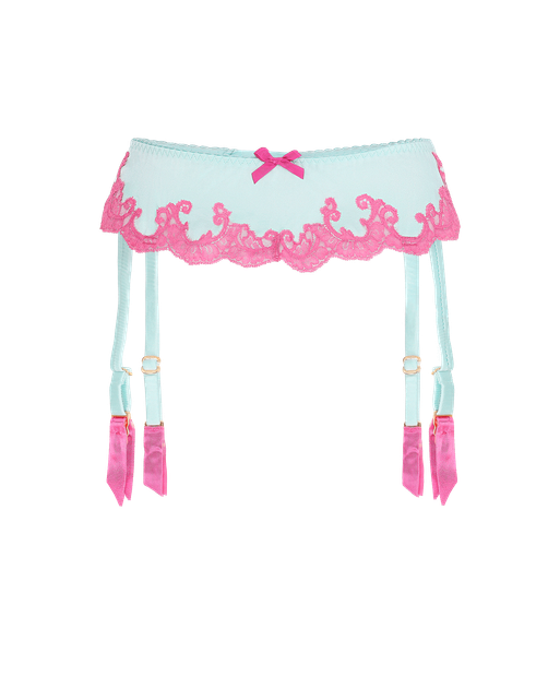 Molly Suspender Mint/Pink | Agent Provocateur