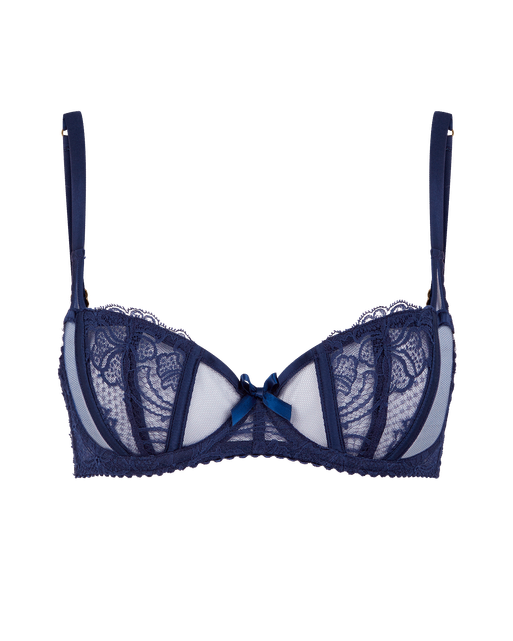 Rozlyn Balconette Bra Navy | Agent Provocateur