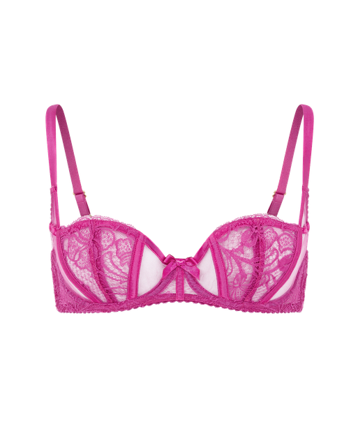 Rozlyn Balconette Underwired Bra Magenta | Agent Provocateur