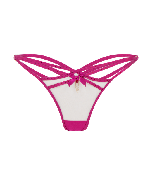 Rubi Thong Magenta/Sand | Agent Provocateur