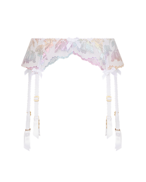 Sparkle Suspender White | Agent Provocateur