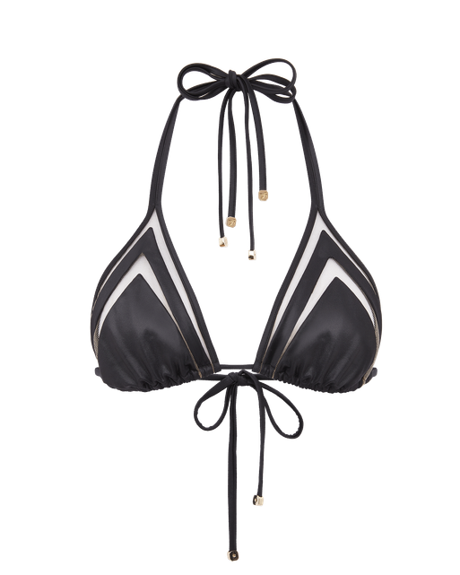 Tora Bikini Top Black/Sand | Agent Provocateur