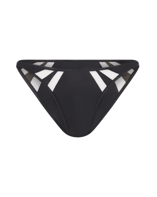 Tora Bikini Bottom Black/Sand | Agent Provocateur