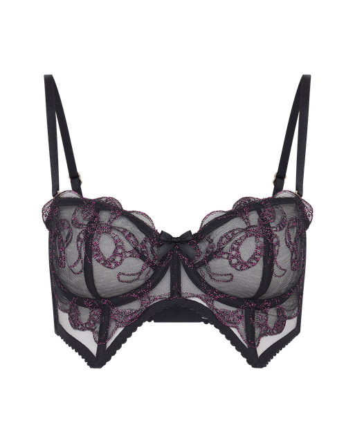 Louella Bustier Black/Pink | Agent Provocateur
