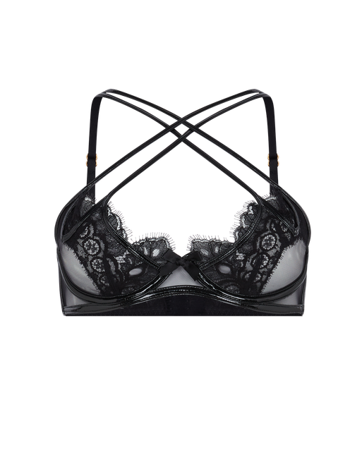 Ariella Plunge Underwired Bra Black | Agent Provocateur