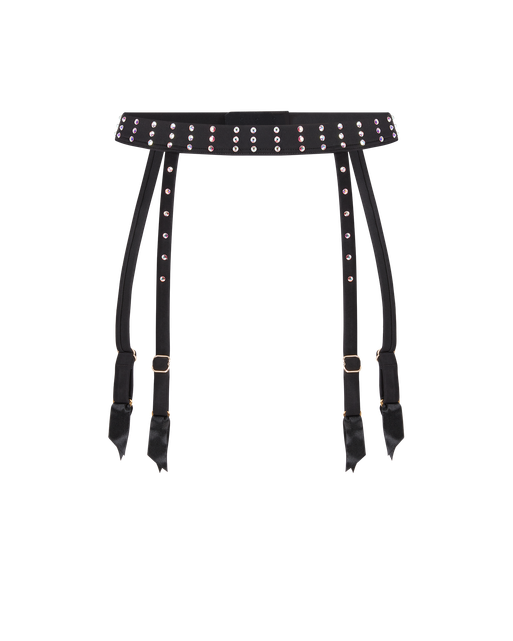 Estellie Suspender Black/Aurora Borealis | Agent Provocateur