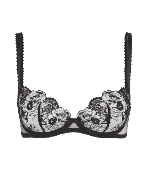 Jayce Plunge Underwired Bra Black | Agent Provocateur