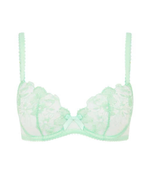 Jayce Plunge Underwired Bra Mint/Mint | Agent Provocateur