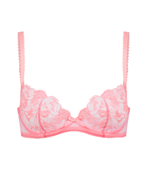 Jayce Plunge Underwired Bra Pink | Agent Provocateur