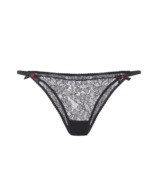 Lorna Lace Full Brief Black | Agent Provocateur