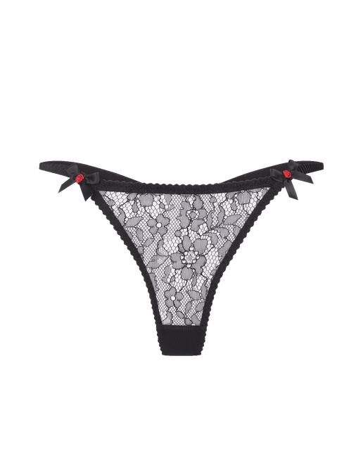Lorna Lace Thong Black | Agent Provocateur