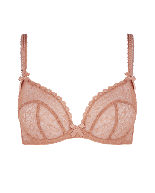 Aliza Plunge Underwired Bra Praline | Agent Provocateur