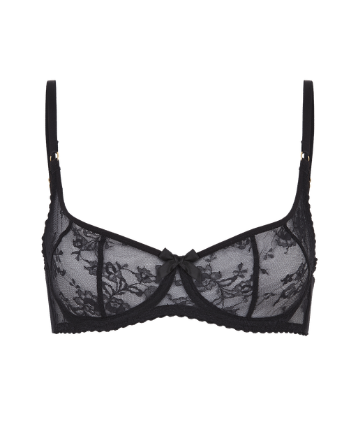 Sachaa Balconette Underwired Bra Black | Agent Provocateur