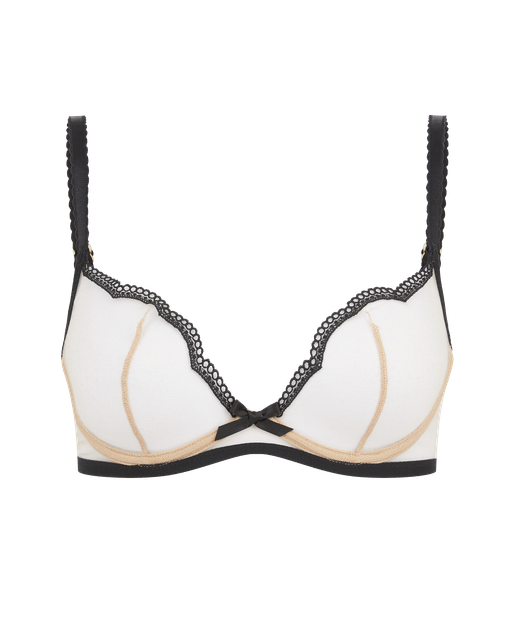 Kay Plunge Underwired Bra Black | Agent Provocateur