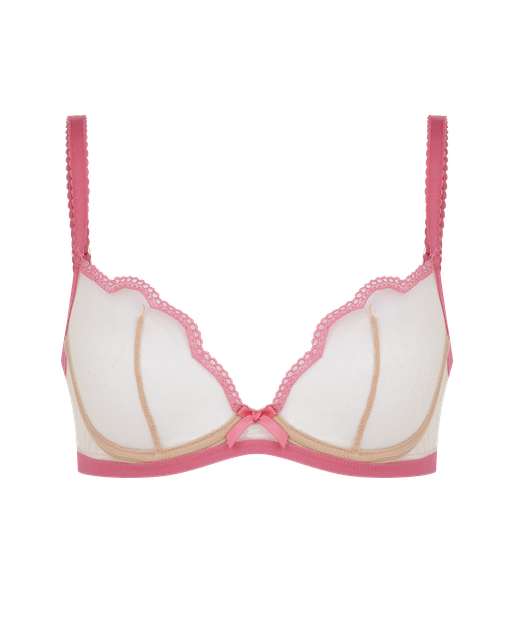 Kay Plunge Underwired Bra Pink | Agent Provocateur