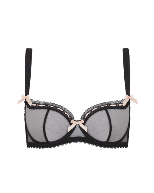 Claira Plunge Underwired Bra Black | Agent Provocateur