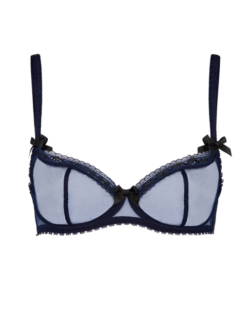 Claira Plunge Underwired Bra Navy/Black | Agent Provocateur