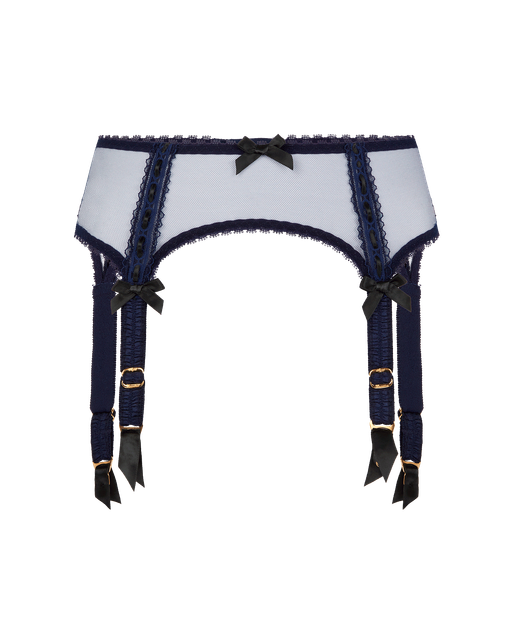 Claira Suspender Navy/Black | Agent Provocateur