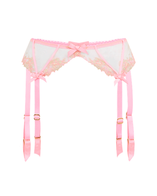Tessy Suspender Pink/Sand | Agent Provocateur