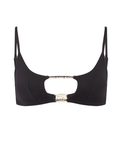 Christiana Bikini Top Black/Gold | Agent Provocateur