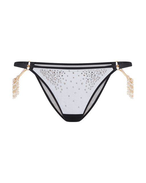 Solar Full Brief Black/Crystal | Agent Provocateur