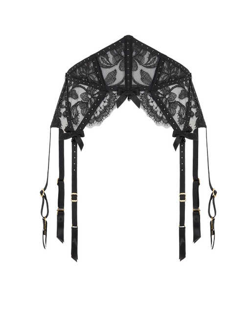 Krystabell Suspender Black | Agent Provocateur