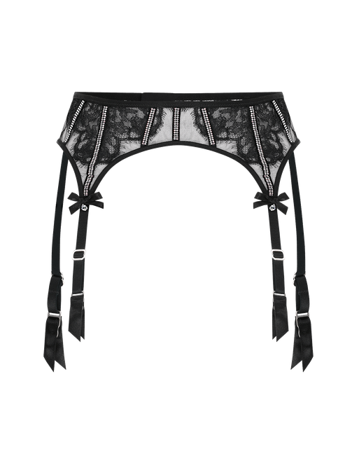 Caitriona Suspender Black/Iridescent | Agent Provocateur
