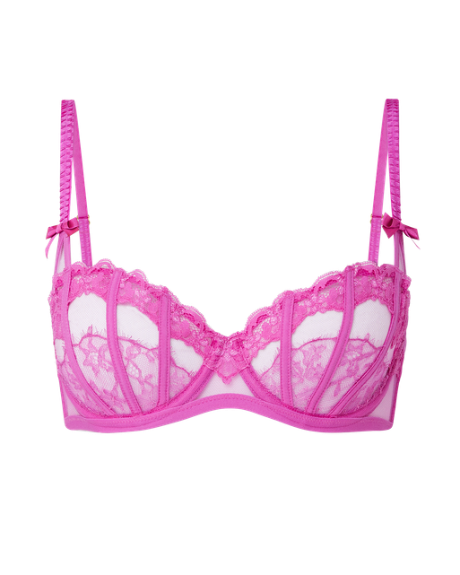 Mariann Balconette Underwired Bra Fuchsia | Agent Provocateur