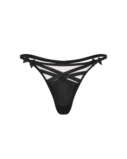 Briella Thong Black/Sand | Agent Provocateur