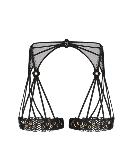Doretta Suspender Black | Agent Provocateur
