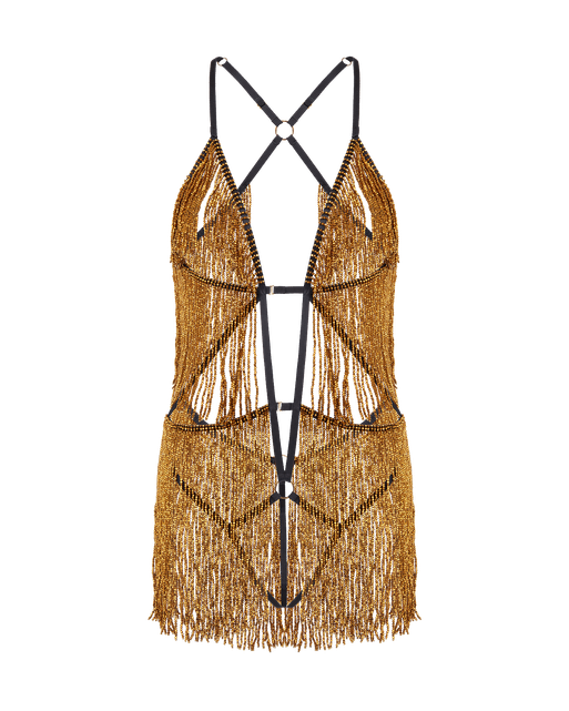 Anniah Playsuit Gold | Agent Provocateur