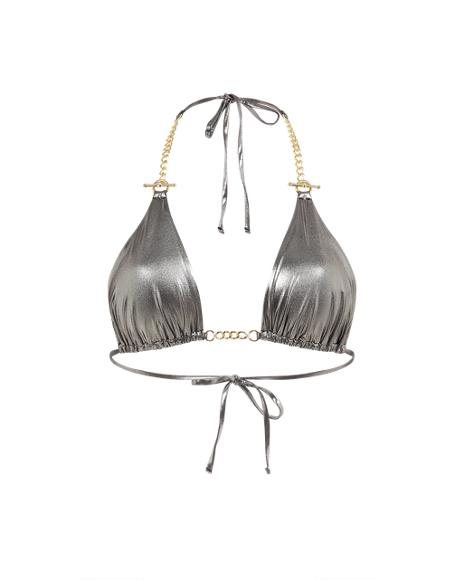 Antronella Bikini Top Silver/Gold | Agent Provocateur