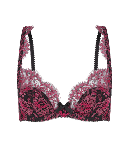 Carline Plunge Underwired Bra Pink | Agent Provocateur