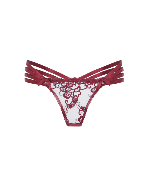 Dioni Thong Burgundy | Agent Provocateur
