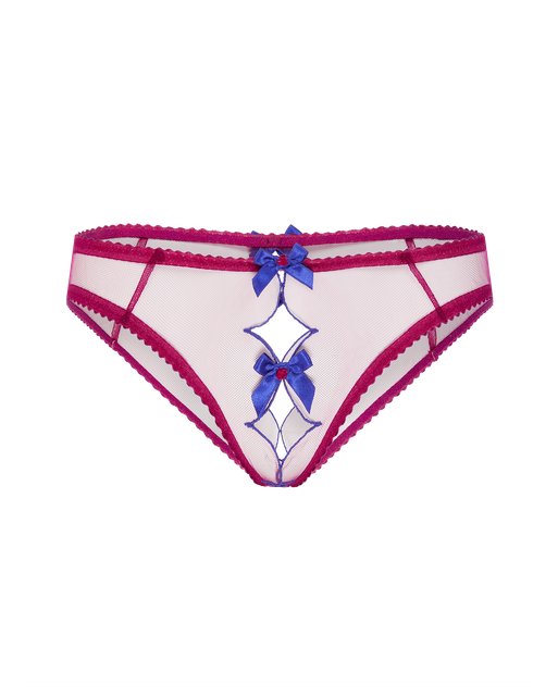 Lorna Ouvert Dark Pink/Cobalt | Agent Provocateur