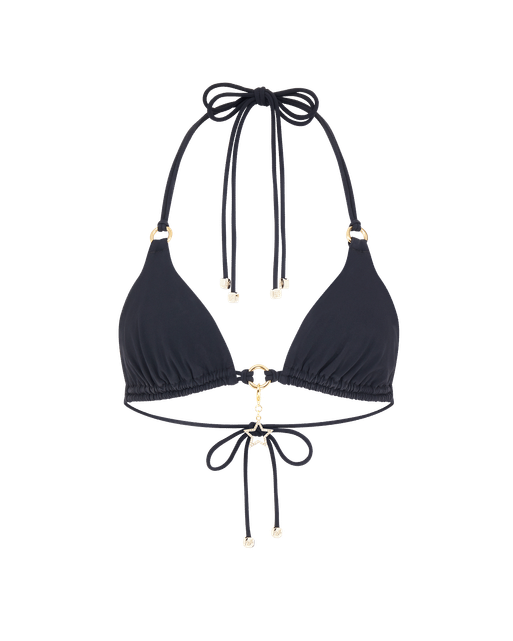 Malisa Bikini Top Black/Gold | Agent Provocateur