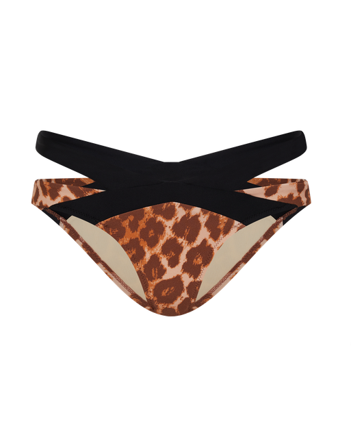 Mazzy Bikini Bottom  Leopard | Agent Provocateur