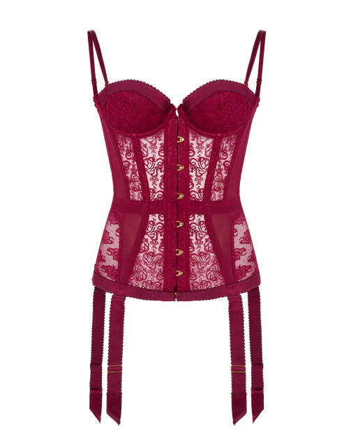 Mercy Corset Burgundy | Agent Provocateur