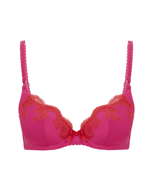 Molly Plunge Underwired Bra Pink | Agent Provocateur