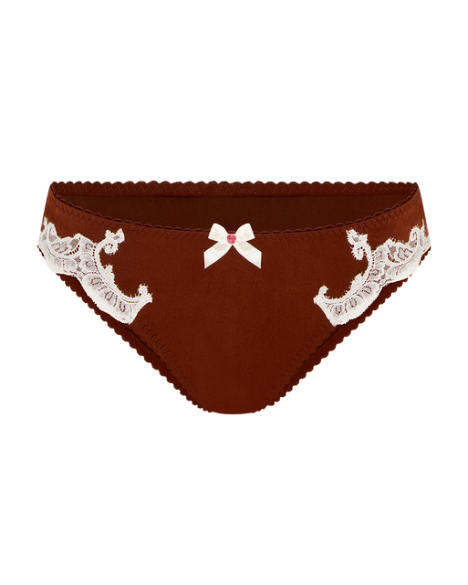 Molly Full Brief Brown/Ivory | Agent Provocateur