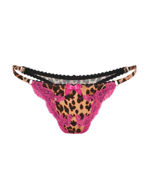 Molly Thong Leopard/Fuchsia | Agent Provocateur