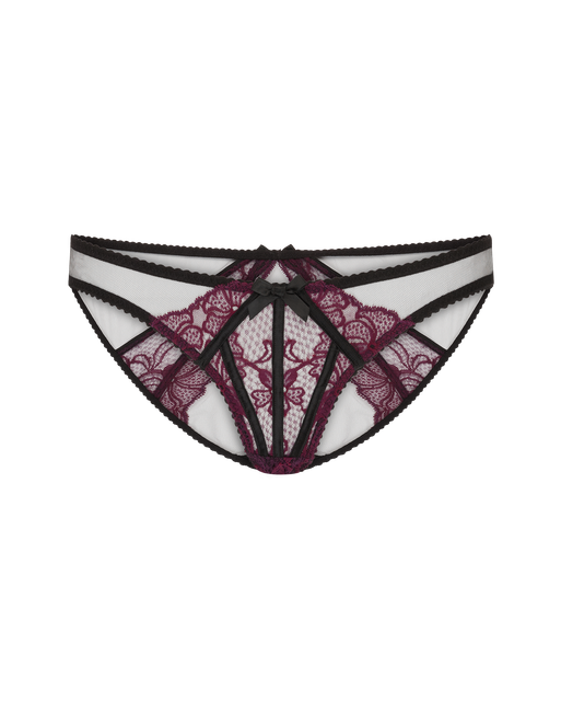 Rozlyn Full Brief  Plum/Black | Agent Provocateur