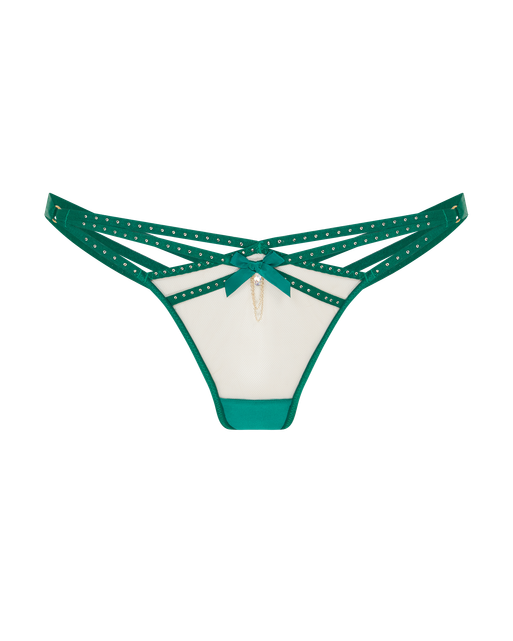 Rubi Thong Green/Flesh | Agent Provocateur